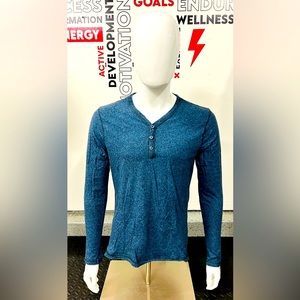 ALFANI Sweatshirt for Mens. Size Medium, Color Heather Blue.